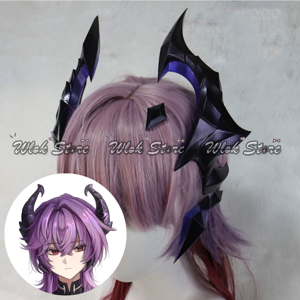 Cosplay Props - アニメゲーム原神インパクトデュリンコスプレ帽子 PLA 角小道具男性女性ハロウィンパーティーカーニバルロールプレイアクセサリー