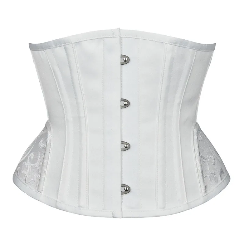 Boning Corset Steel - 女性用スパイラルスチールコルセット,ビスチェ,ボディシェイパー,ウエストベルト,アンダーバスト,ゴシック,スチームパンク,ラージサイズ,スリミング