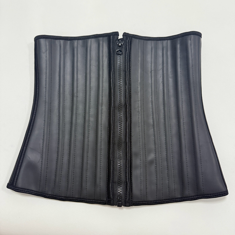 Boning Corset Steel - ボディシェイパー女性 25 鋼骨太ラテックスウエストニッパーウエストトレーナーおなかコントロールベルトシェイプウェアコルセットスリムベリーモデリングストラップ