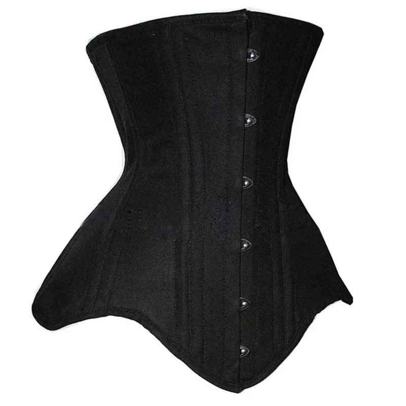 Boning Corset Steel - 女性のセクシーなコルセットビスチェトップゴシック痩身コルセットロングトルソー鋼骨アンダーバストカーブシェイパーボディシェイプウェアプラスサイズ