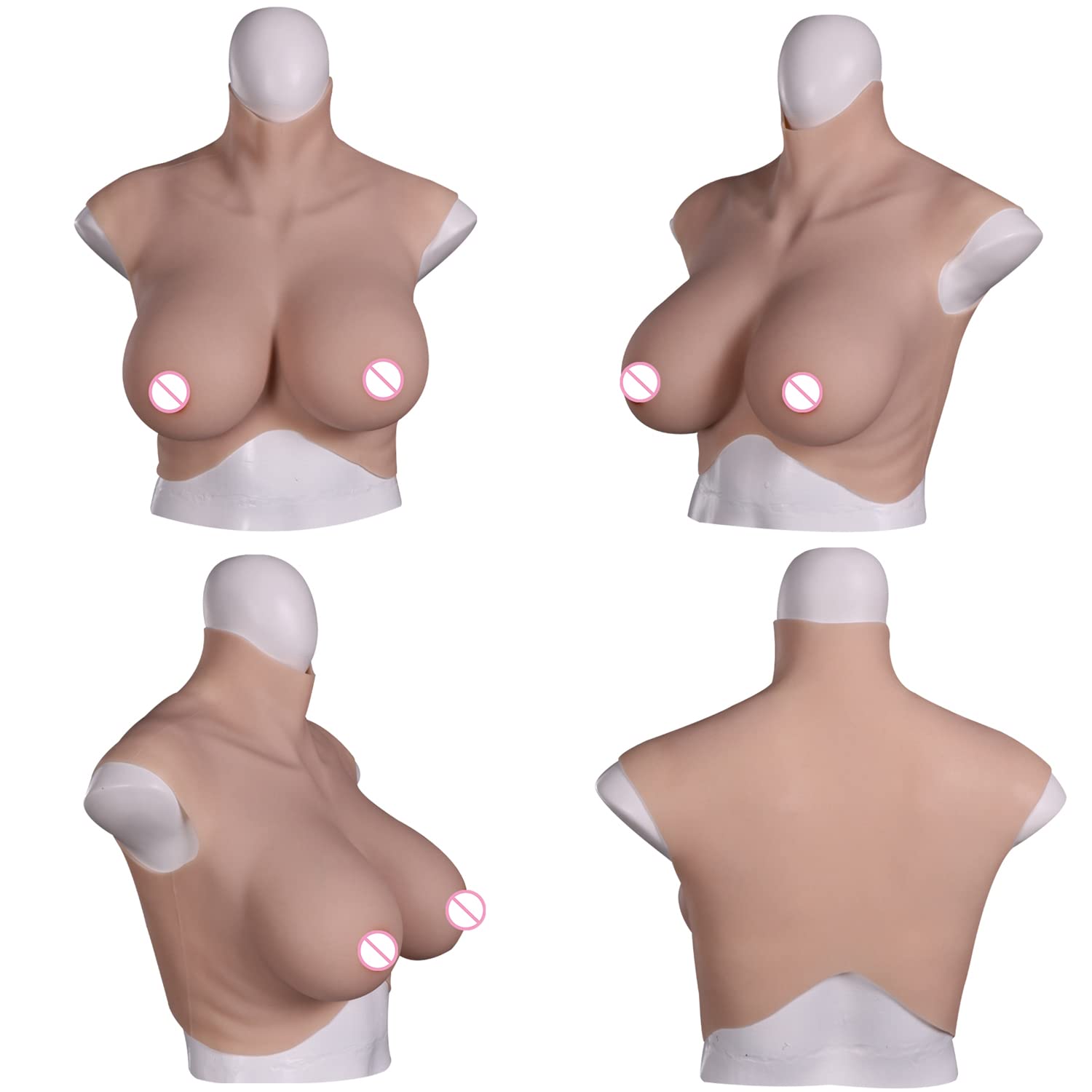 Cosplay Prop Filler - 男性のための偽の乳房,人工乳房の充填,女性のためのシリコーンの乳房の形,良質の乳房切除後の乳房