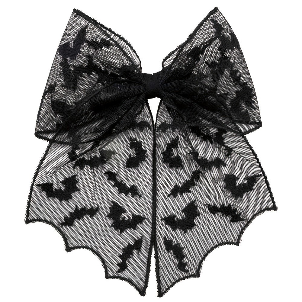 Cosplay Bat Prop - クリエイティブスタースパイダーウェブヘアクリップスプリングクリップゴシックバットヘッドベールブラックエレガントハロウィンヘアピンウェディング