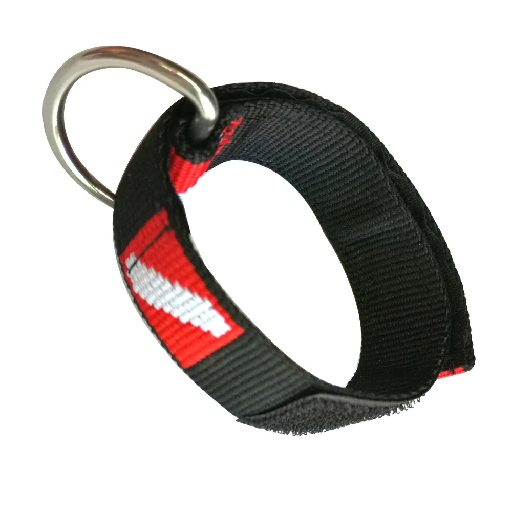 D Ring Strap - スキューバダイビング用リストストラップ、水中フリーダイビング用カメラ・携帯電話用ウェビングホルダーストラップ、ステンレス製Dリング付き