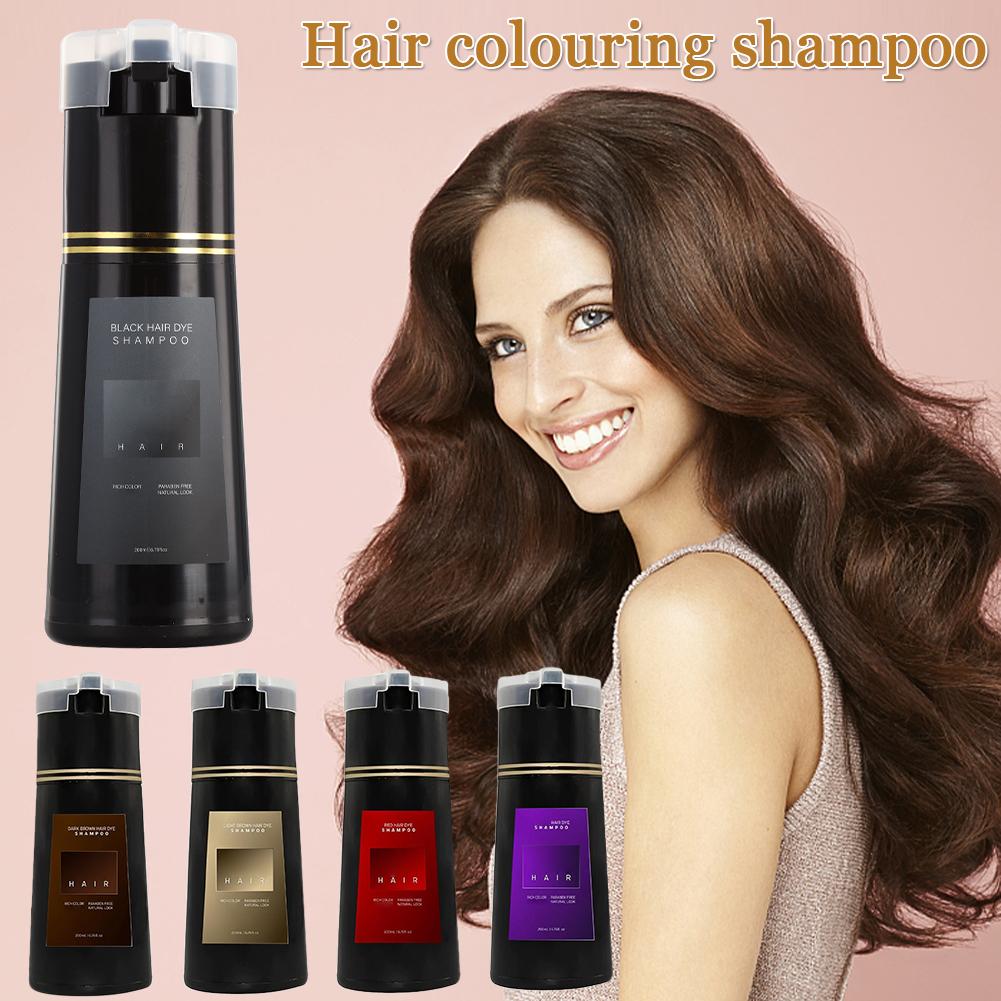 Hair Spray Color - ヘアダイシャンプー、ノヴァヘアインスタントダイシャンプー、トライノヴァヘアシャンプー、女性と男性のためのヘアカラーシャンプー 200ml Novɑ