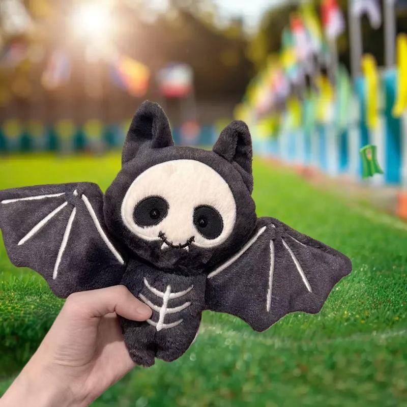 かわいいぬいぐるみスカルバットキーホルダー漫画ぬいぐるみおも - Cosplay Bat Prop のレビューと価格