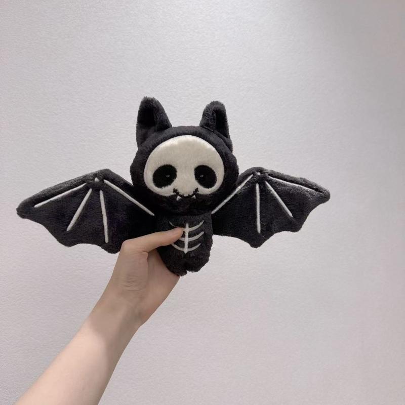 かわいいぬいぐるみスカルバットキーホルダー漫画ぬいぐるみおも - Cosplay Bat Prop のレビューと価格