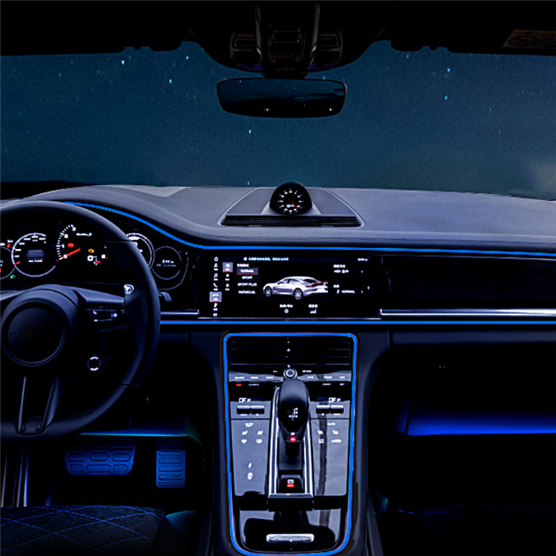 2M車内LEDストリップライトネオンEL配線装飾ランプオート - Led El Wire のレビューと価格