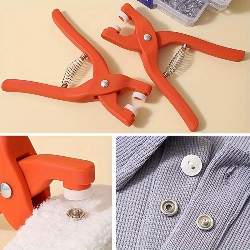 手動式スナップファスナープライヤー50個セット、縫製用、手作 - Snap Fastener Set のレビューと価格