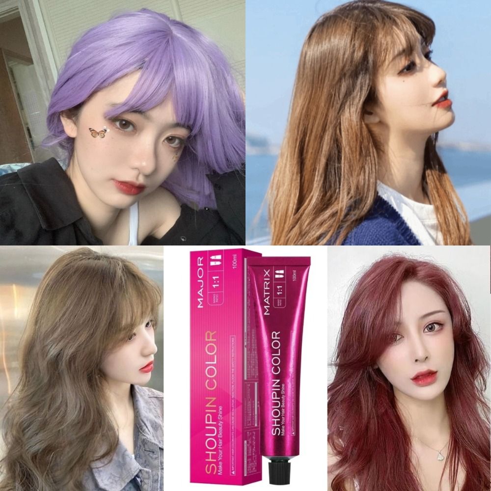 永久染毛剤ワックス非毒性長期持続ヘアカラークリーム漂白剤なし - Hair Spray Color のレビューと価格