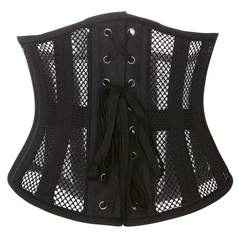 女性用アンダーバストコルセット スチールボーン入りショートト - Boning Corset Steel のレビューと価格
