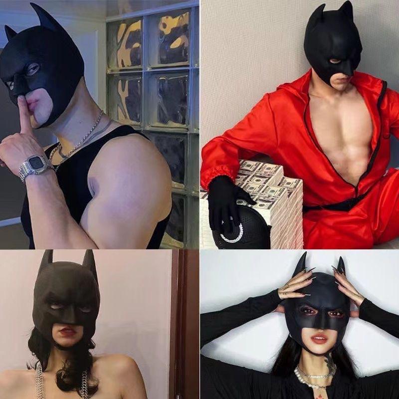 ハロウィン ラテックス製コウモリマスク コスプレ用ヘッドギア - Cosplay Bat Prop のレビューと価格