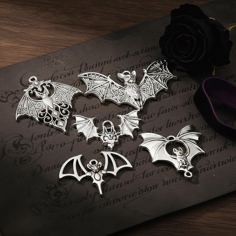 # @4 個ゴシックヴァンパイアバットチャームレトロバットハ - Cosplay Bat Prop のレビューと価格