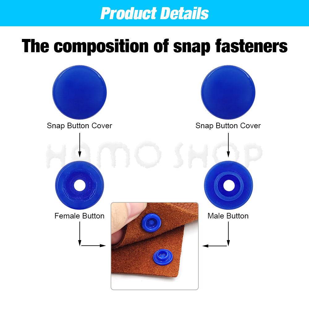 プラスチックスナップファスナープライヤーキット T5 樹脂ボ - Snap Fastener Set のレビューと価格