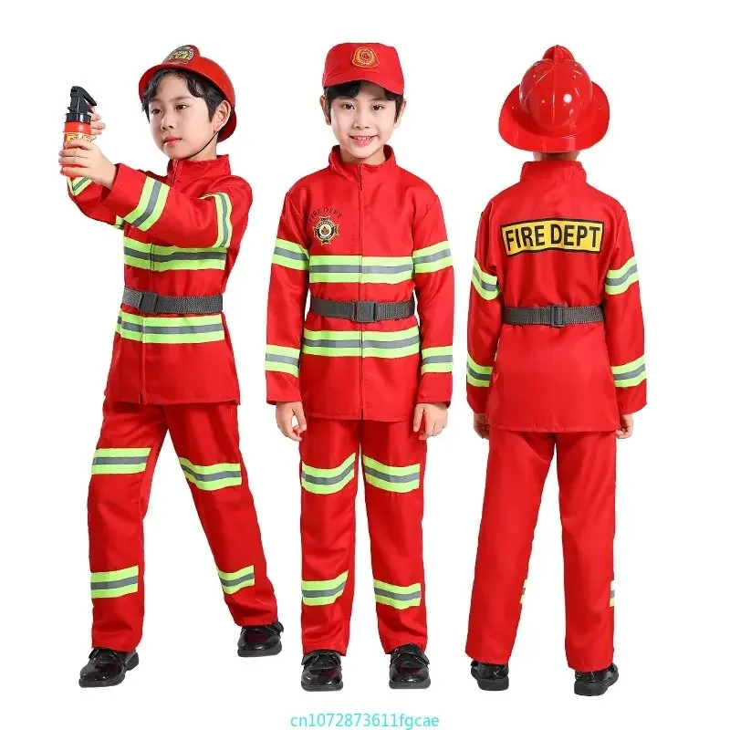 子供消防士制服サム消防士コスプレ衣装子供作業服スーツ小道具少 - Cosplay Prop Works のレビューと価格