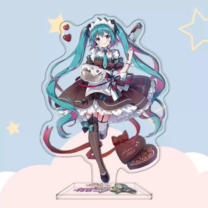 初音ミク アニメキャラクター アクリルスタンド バーチャルシ - Anime Cosplay Prop のレビューと価格