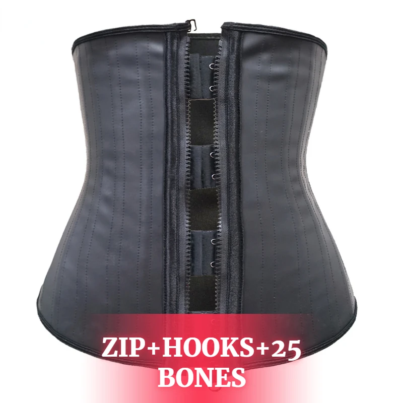 ボディシェイパー女性 25 鋼骨太ラテックスウエストニッパー - Boning Corset Steel のレビューと価格
