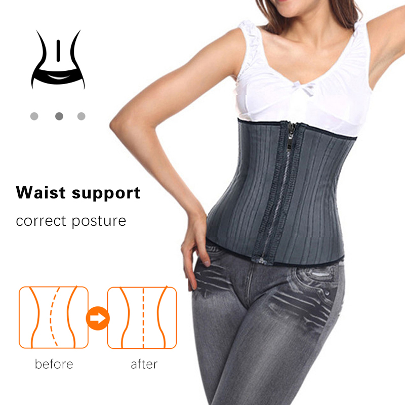 ボディシェイパー女性 25 鋼骨太ラテックスウエストニッパー - Boning Corset Steel のレビューと価格