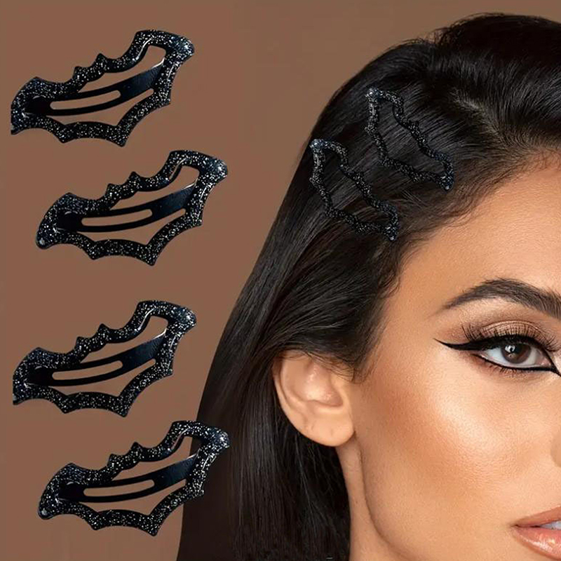 △   10 個ハロウィンバットヘアピンセットマルチカラーか - Cosplay Bat Prop のレビューと価格