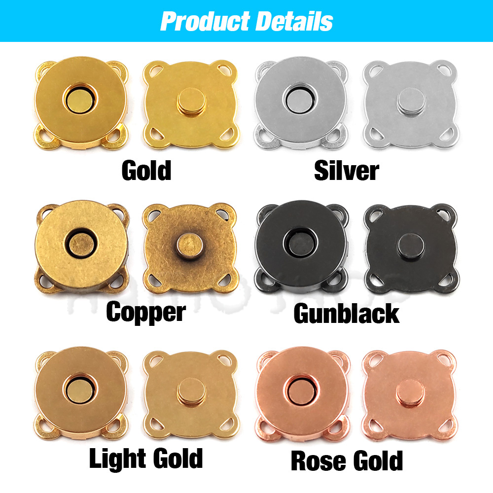 20 セット 10 ミリメートル-18 ミリメートル縫い付け - Snap Fastener Set のレビューと価格