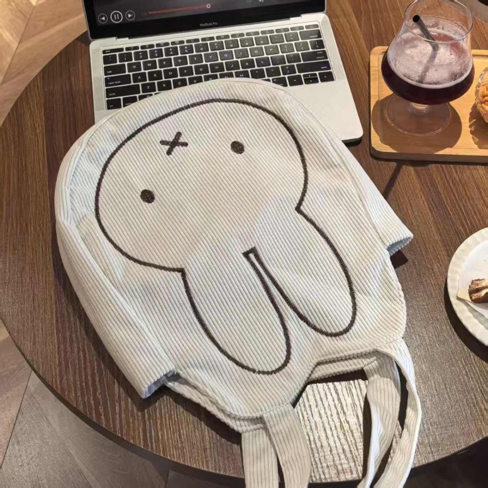 かわいいミッフィーかわいいキャンバスバッグショルダーバッグ大 - Cosplay Props のレビューと価格