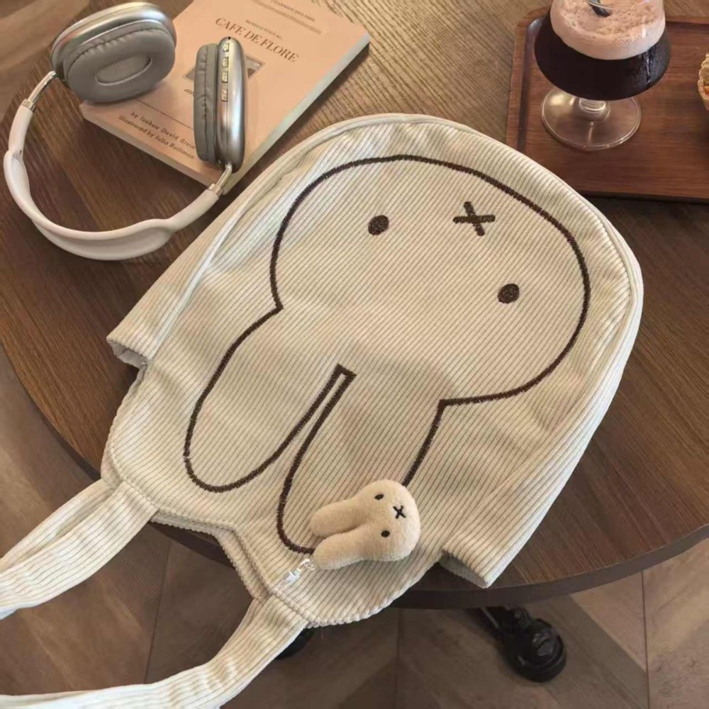 かわいいミッフィーかわいいキャンバスバッグショルダーバッグ大 - Cosplay Props のレビューと価格