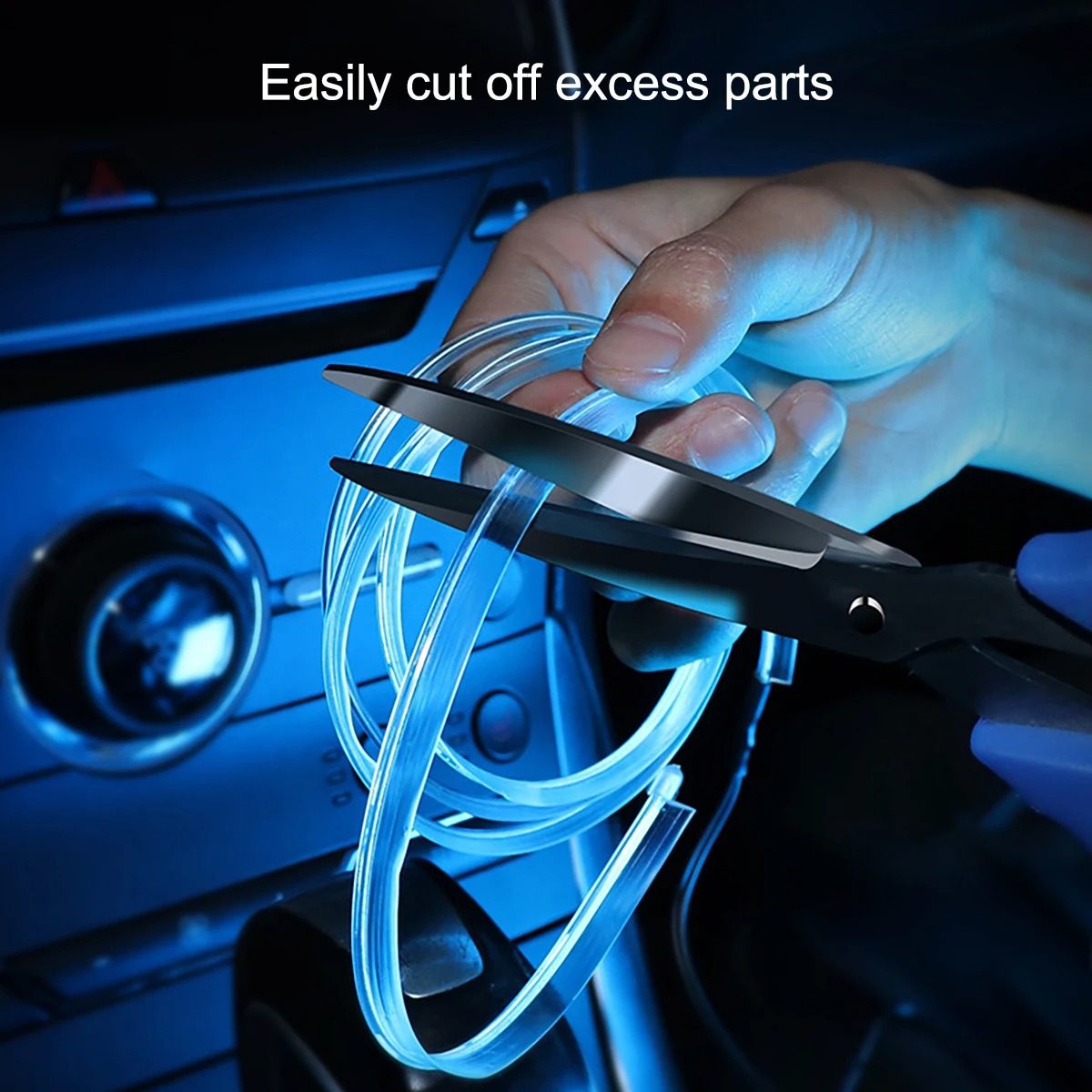 車環境 El ワイヤー LED USB 柔軟なネオンインテリ - Led El Wire のレビューと価格