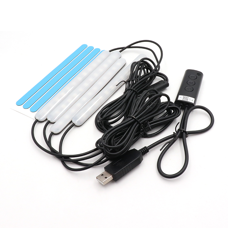 リモコン付き48個のledストリップライト,ダッシュボード照 - Led El Wire のレビューと価格