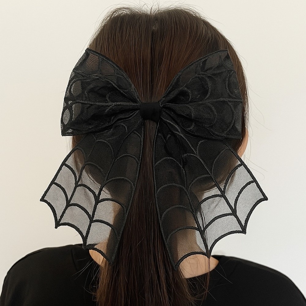 クリエイティブスタースパイダーウェブヘアクリップスプリングク - Cosplay Bat Prop のレビューと価格
