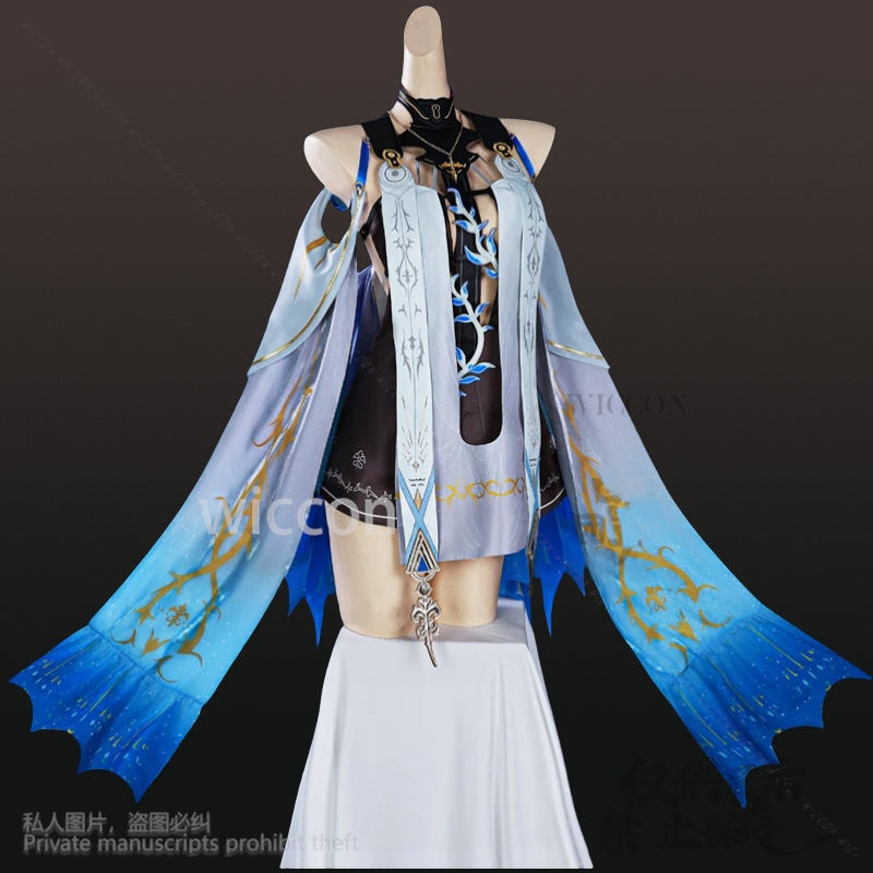 不規則なコスプレゲーム荒涼とした波のデザインアニメスカート水 - Cosplay Prop Designer のレビューと価格