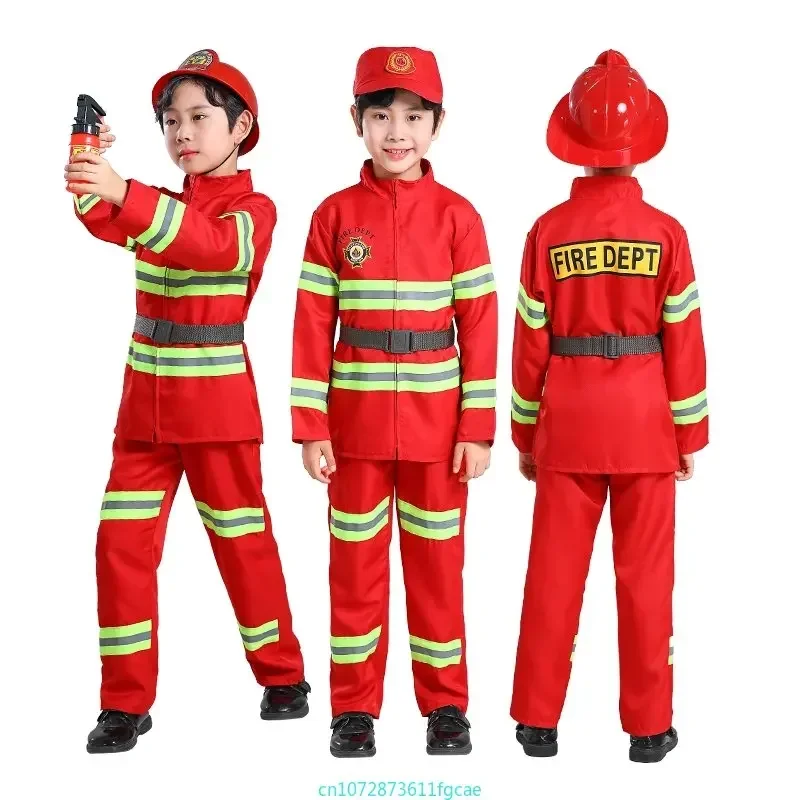新しい消防士制服サム消防士コスプレ衣装子供作業服スーツ小道具 - Cosplay Prop Works のレビューと価格