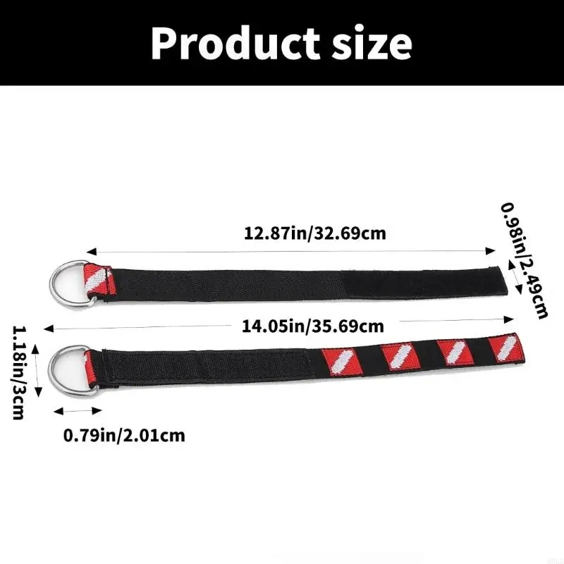 スキューバダイビング用リストストラップ、水中フリーダイビング - D Ring Strap のレビューと価格