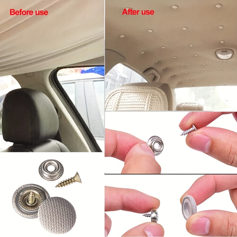 クリスマスカーケアギフト - 車内修理セット - ルーフライ - Snap Fastener Set のレビューと価格