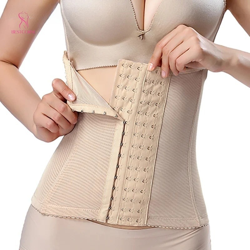 女性用ウエストトレーナー,腹とへその形をした下着,痩身ベルト - Boning Corset Steel のレビューと価格