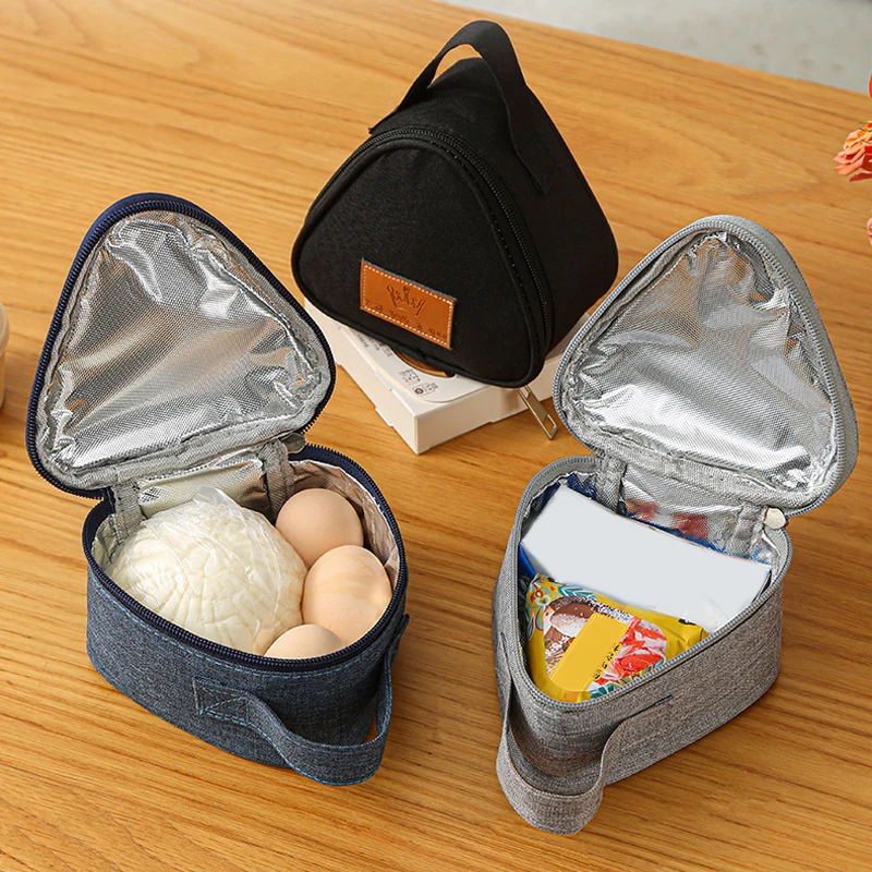 新しい三角形保温ランチバッグ ミニフォイル 学生用おにぎりバ - Thermoplastic Pellet のレビューと価格
