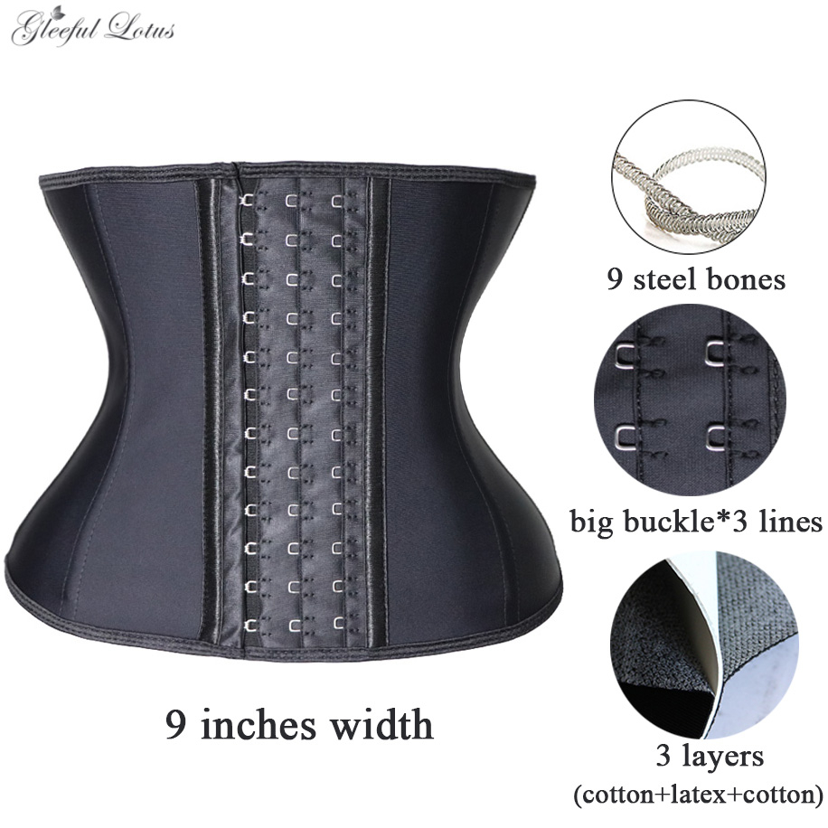 女性用9スチールウエストトレーナー,スリミングベルト,ウエス - Boning Corset Steel のレビューと価格