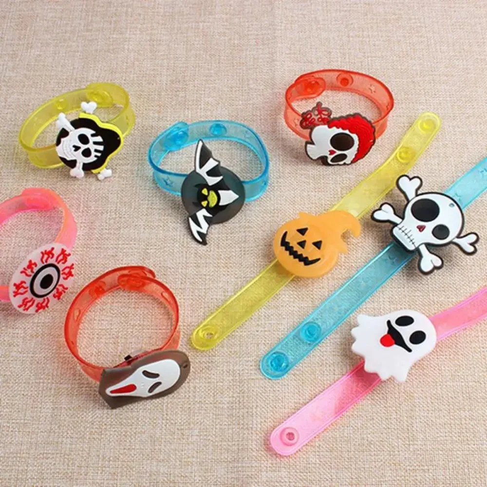 1-60個 光るハロウィンブレスレットリング 子供用おもちゃ - Cosplay Prop Filler のレビューと価格