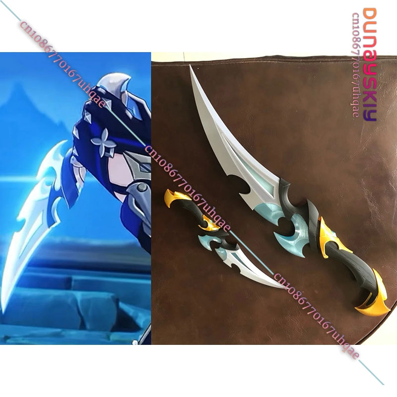 SAIKOU%原神ローヘンコスプレ小道具 3D プリントダガ - Cosplay Prop 3D Print のレビューと価格