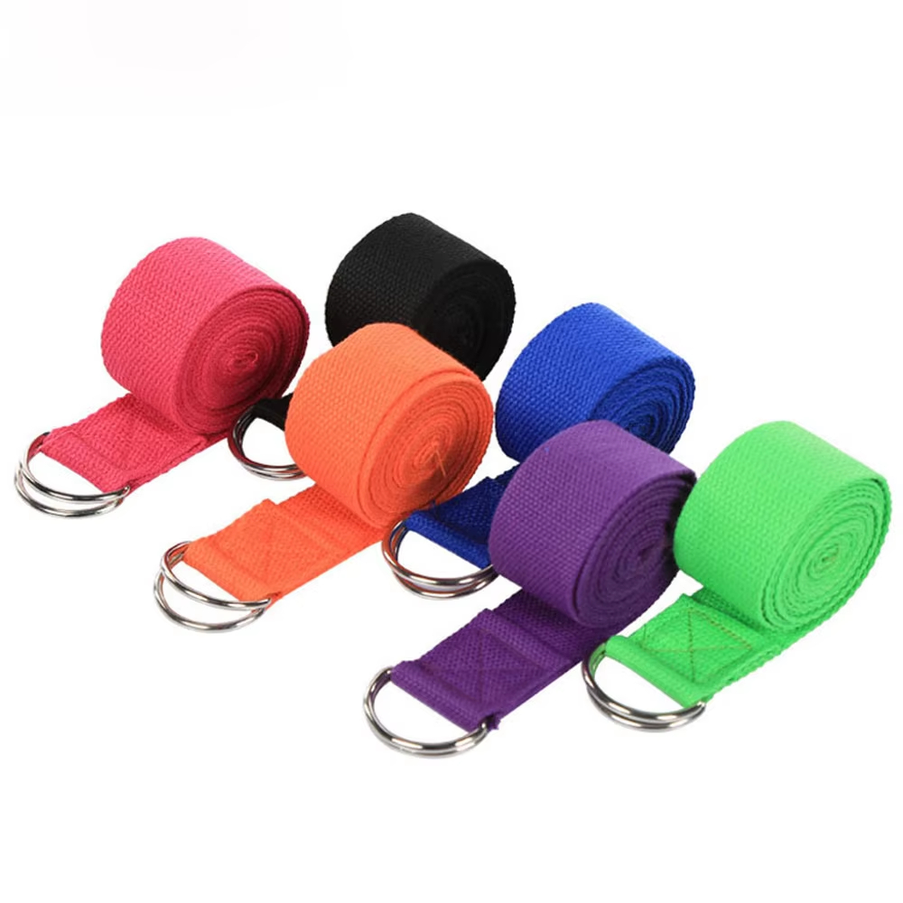 180 センチメートルスポーツヨガストラップ耐久性のある綿調 - D Ring Strap のレビューと価格