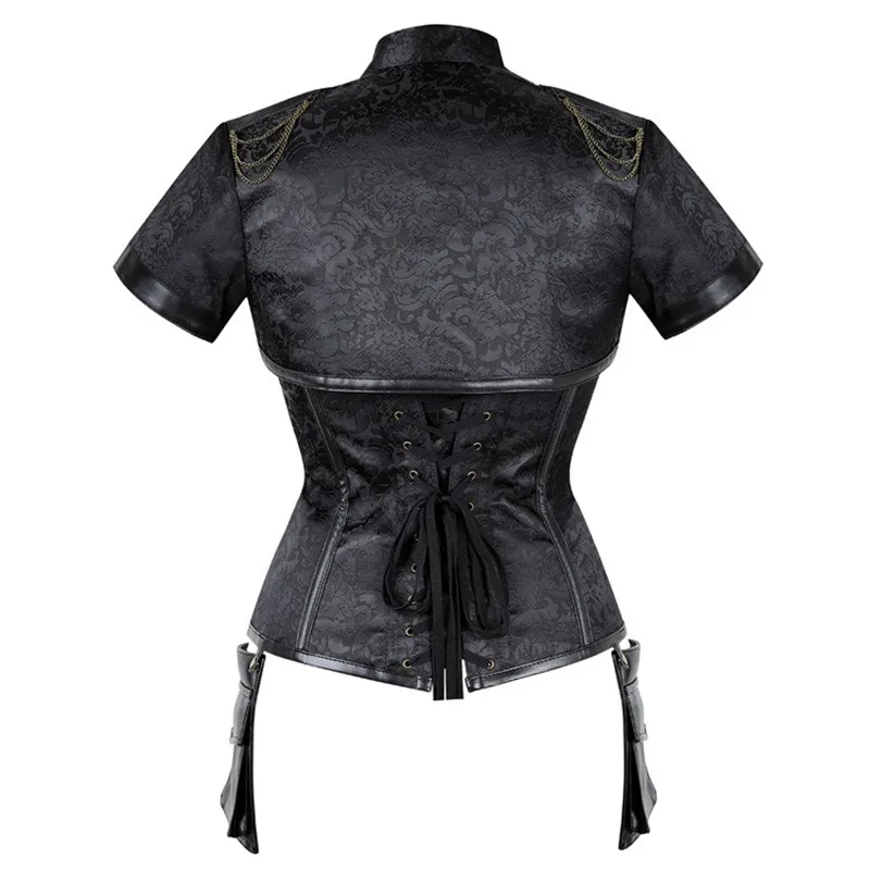 中世の女性オーバーバストコルセットスチームパンク服スパイラル - Boning Corset Steel のレビューと価格