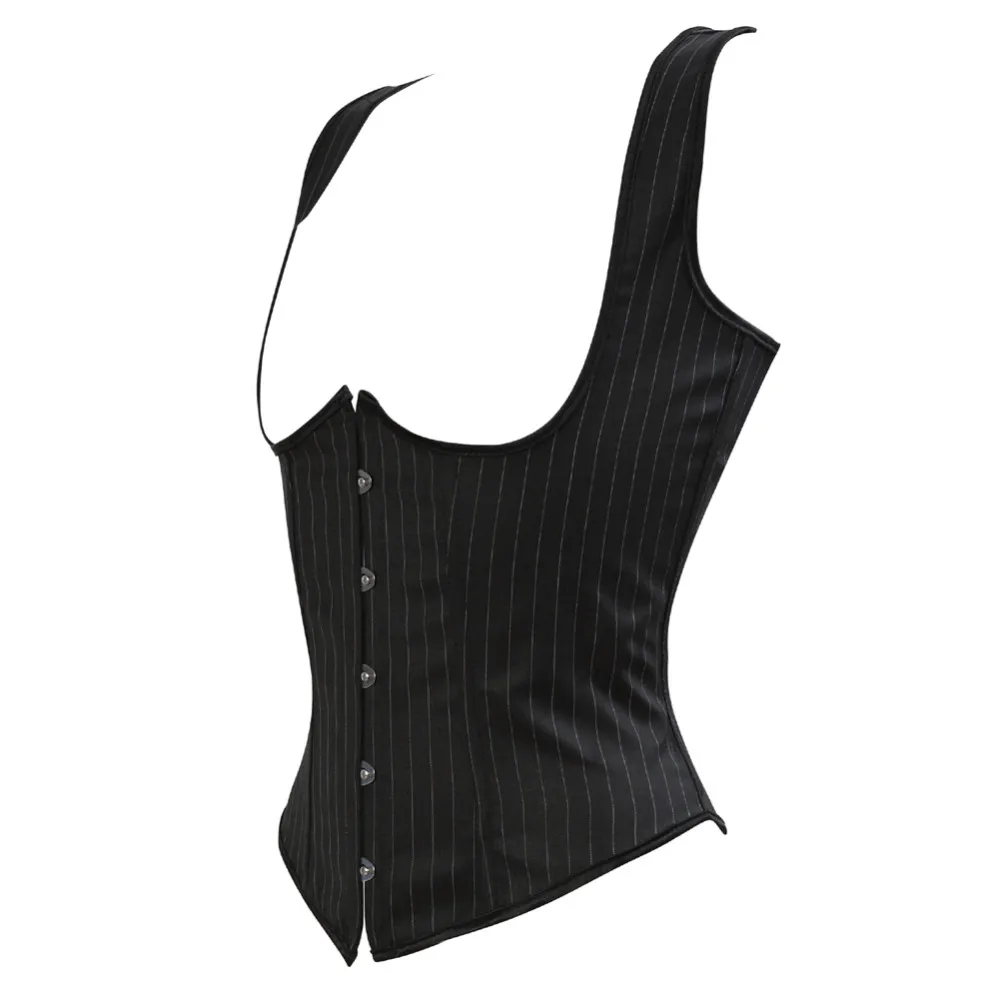 女性のためのゴシックジャカードコルセット,セクシーなショルダ - Boning Corset Steel のレビューと価格